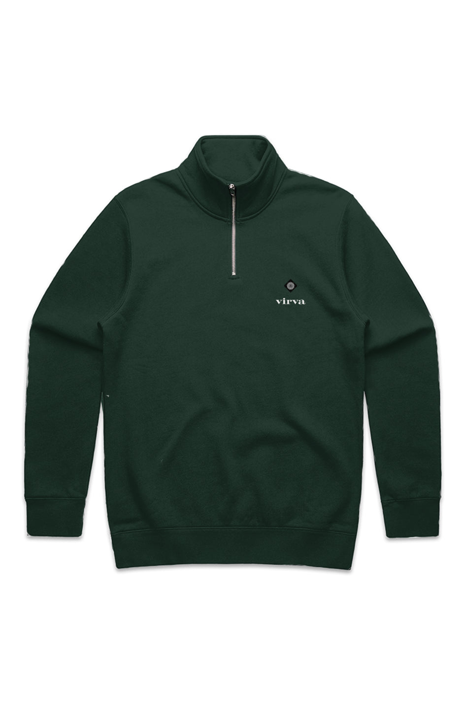 manor logo half zip