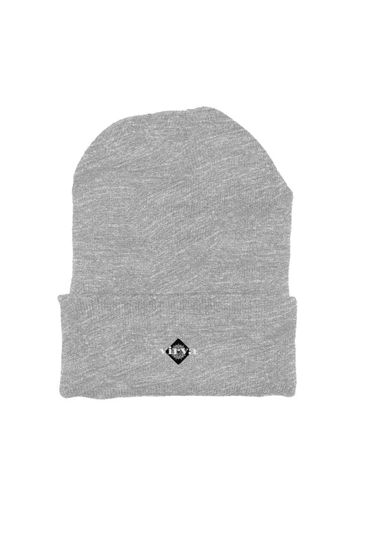 contrast beanie gray