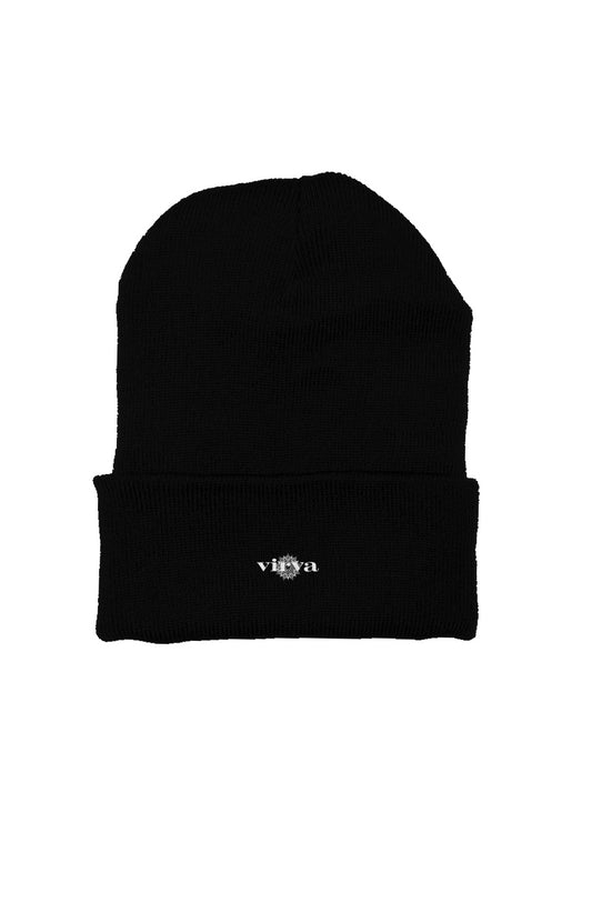 contrast beanie black 