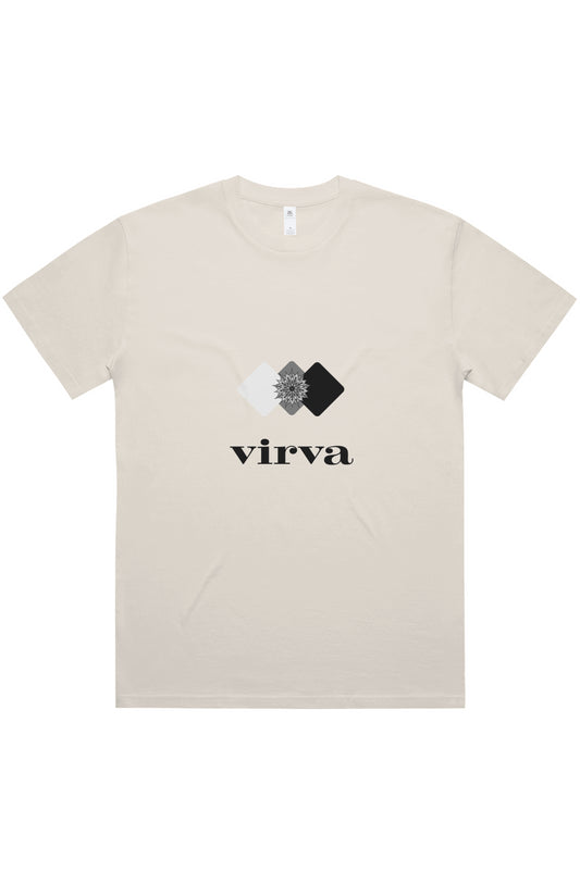 three time oversize tee ecru