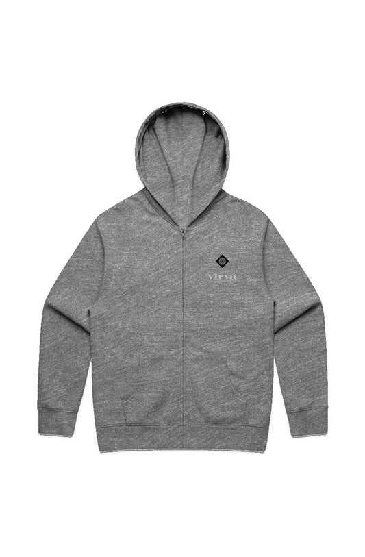 logo zip hoodie 