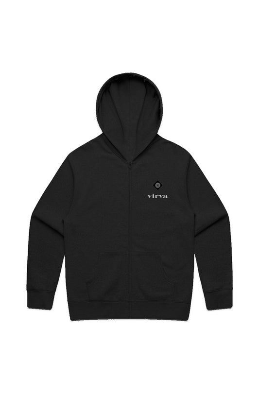 logo zip hoodie 