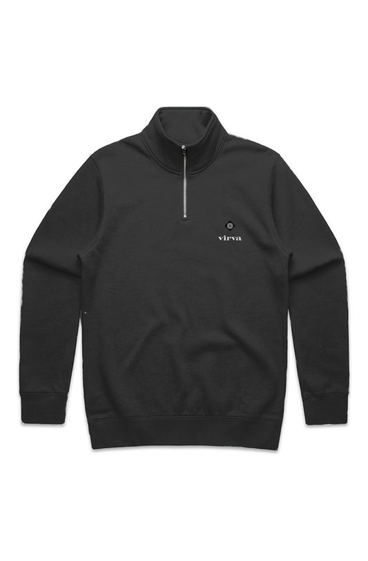 manor logo half zip 