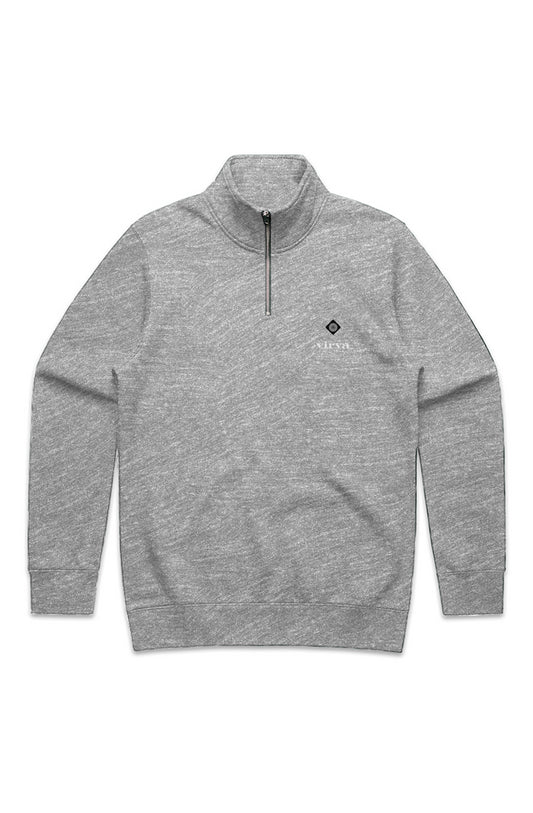 manor logo half zip 